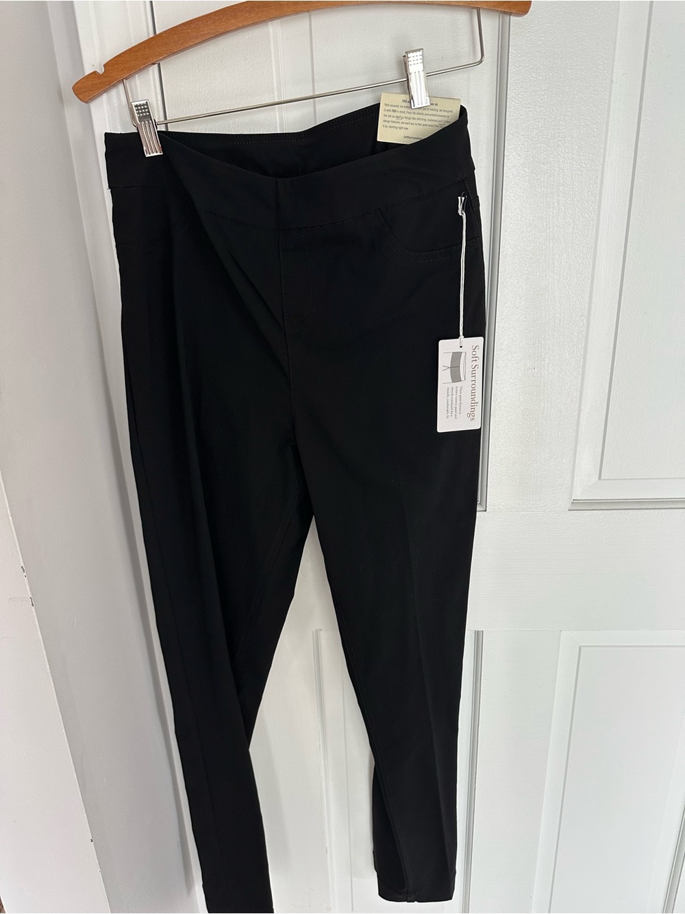 Soft Surroundings Black Women’s Straight Leg Pants
